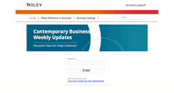 Desktop Screenshot of contemporarybusinessupdates.com